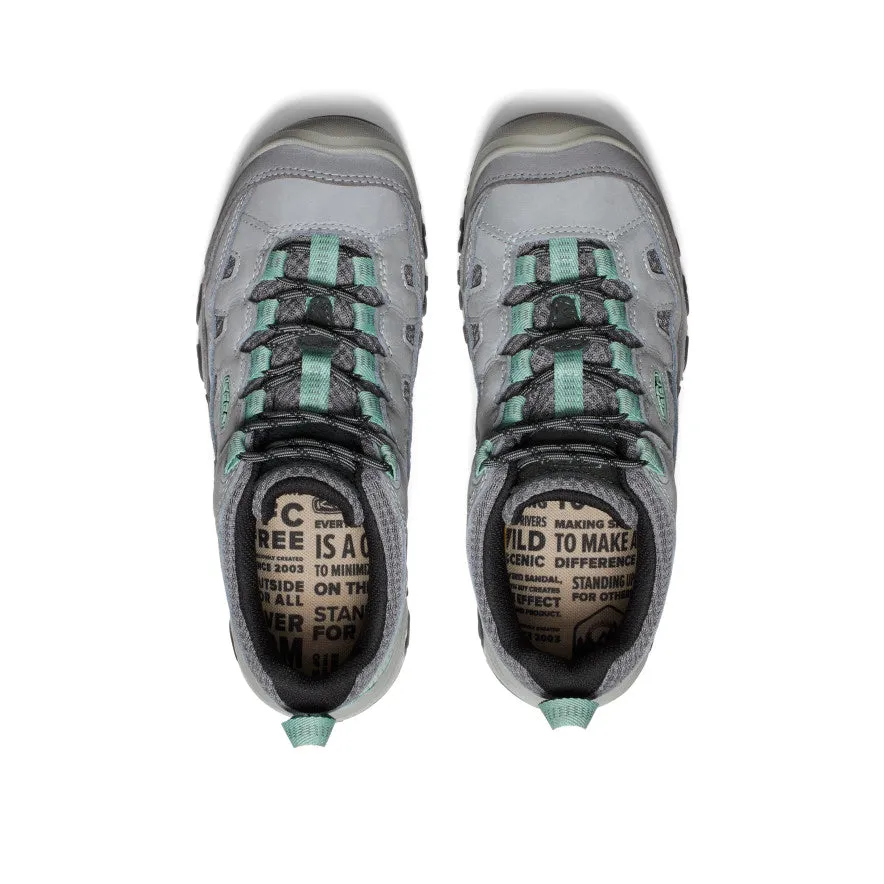 Stage Pop Spring Bloom Women's Targhee IV Vented Hiking Shoe  |  Alloy/Granite Green