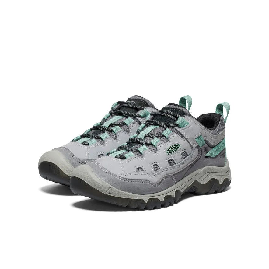 Quick Walk Slip Women's Targhee IV Vented Hiking Shoe  |  Alloy/Granite Green