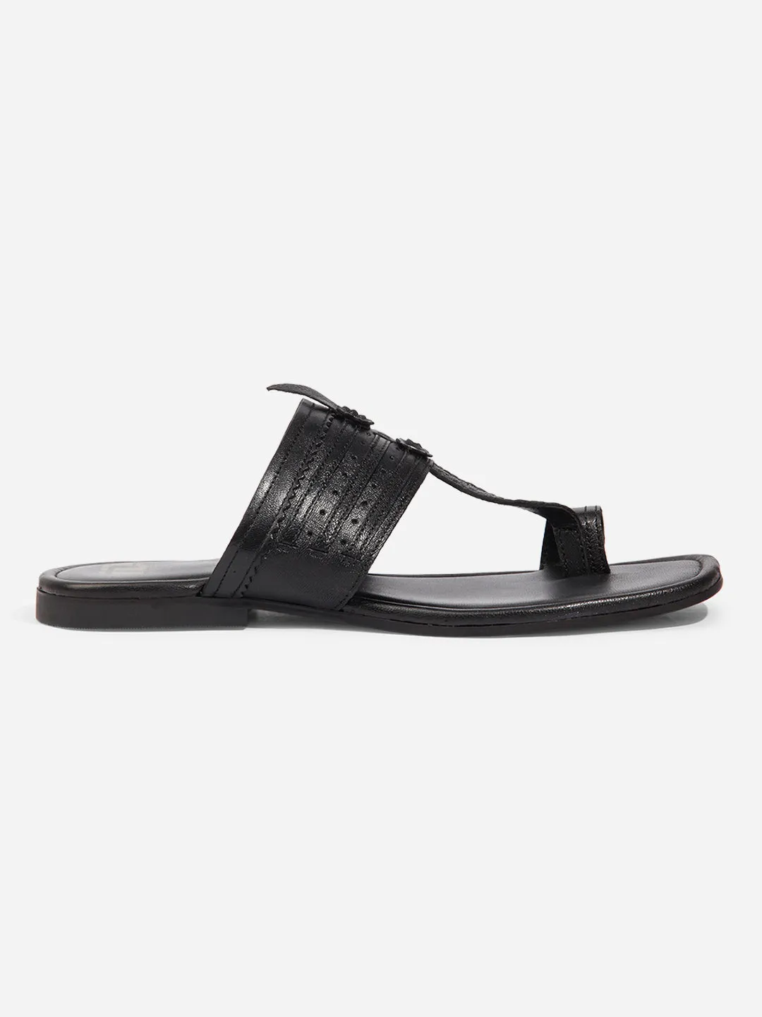 Men Black Sandal / Slipper (ID4231) Club Edge