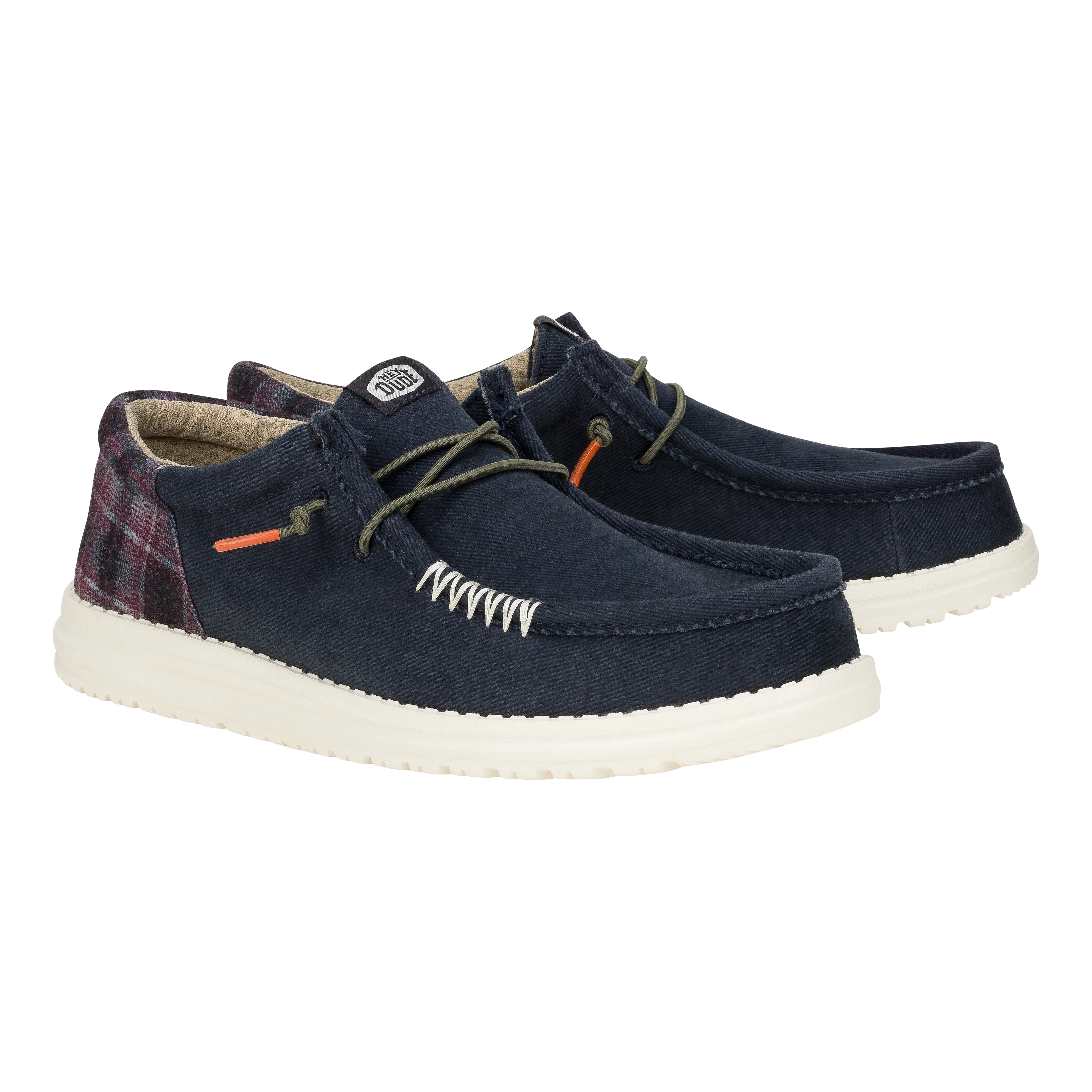 Wally Funk Waffle - Red Plaid Anti Odor Agile Path