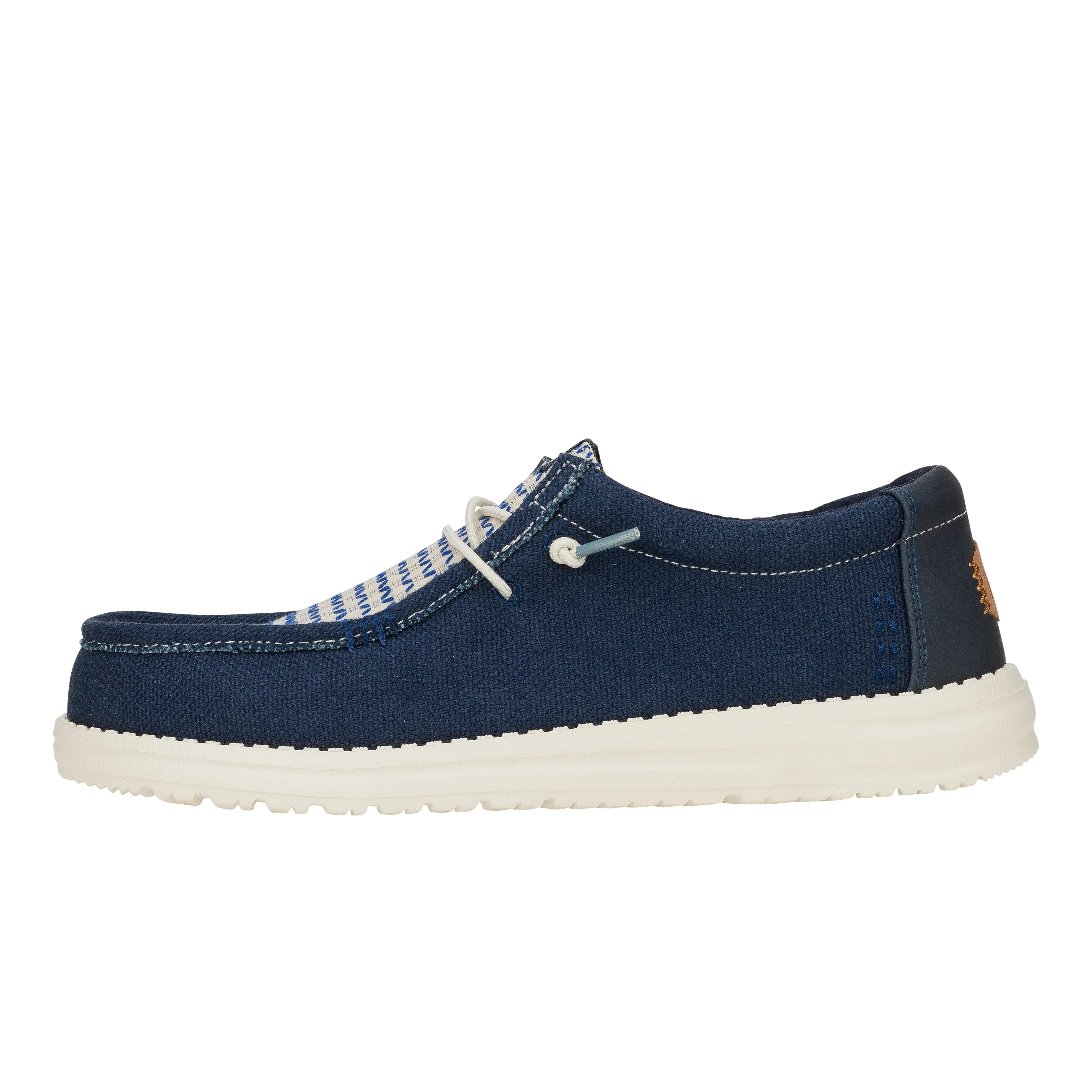 Wally Woven - Navy Blazer/Egret Cushioned Base Health Focused