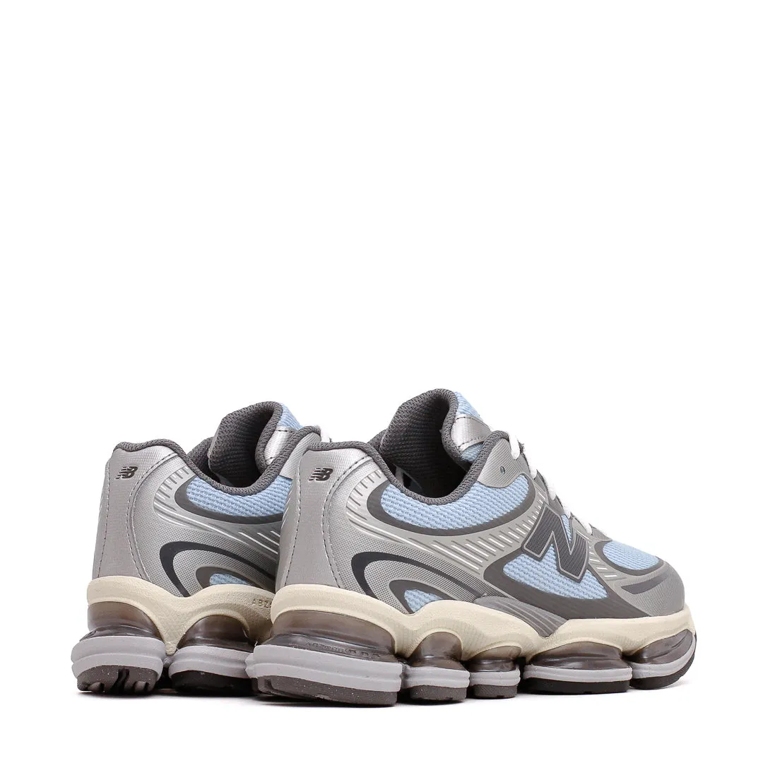 New Balance Unisex Abzorb 2000 Light Chrome Blue Silver Metallic U2000BA Lace Tie Cyber Mode