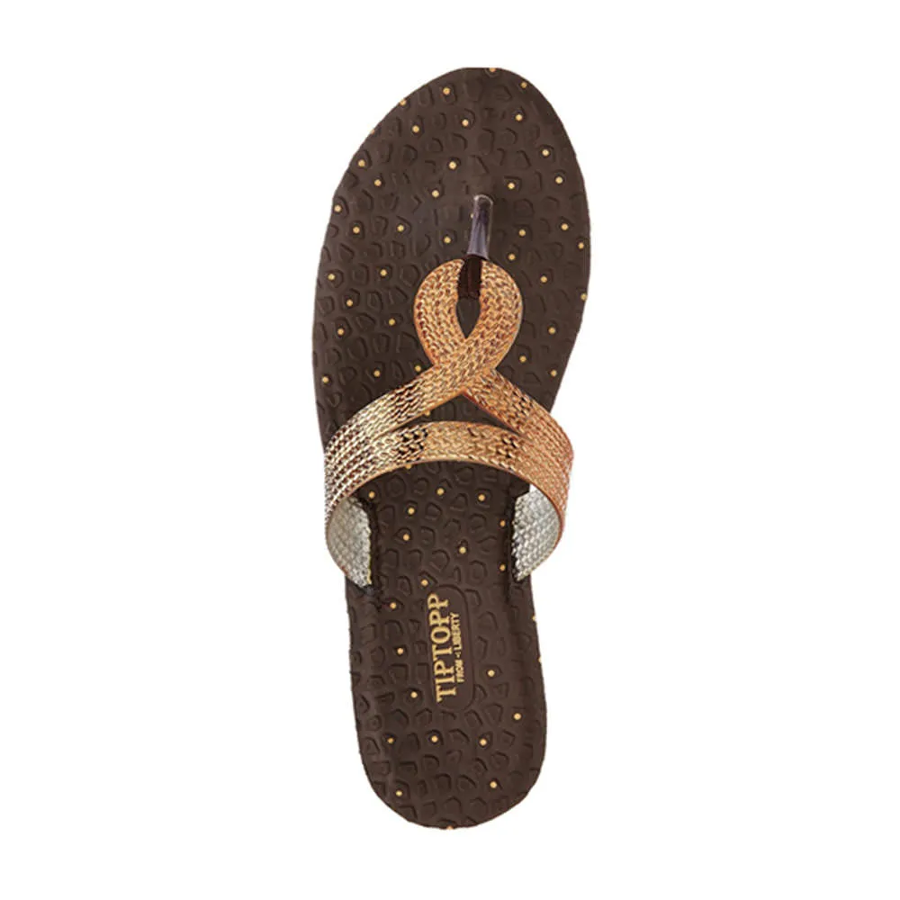 Strong Step Park Step A-HA By Liberty ETHNIC-05 Women Ethnic Copper Slippers