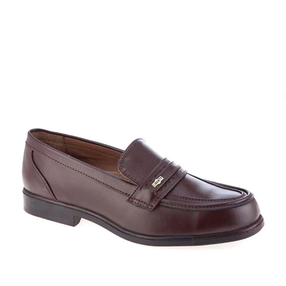 Museum Opening Light Knit Fortune (Brown) Classic Loafer Shoes For Men ARMANI By Liberty