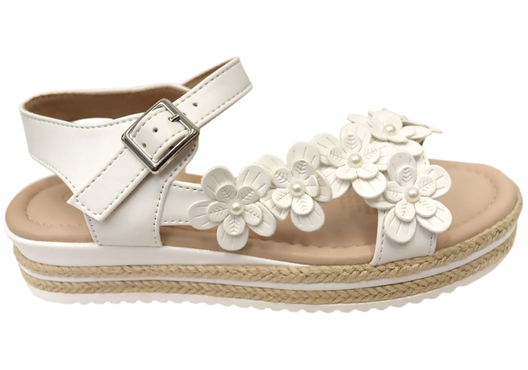 Grosby Fleur Kids Girls Comfortable Sandals Dancing - related kids' shoes Fall kids' attire