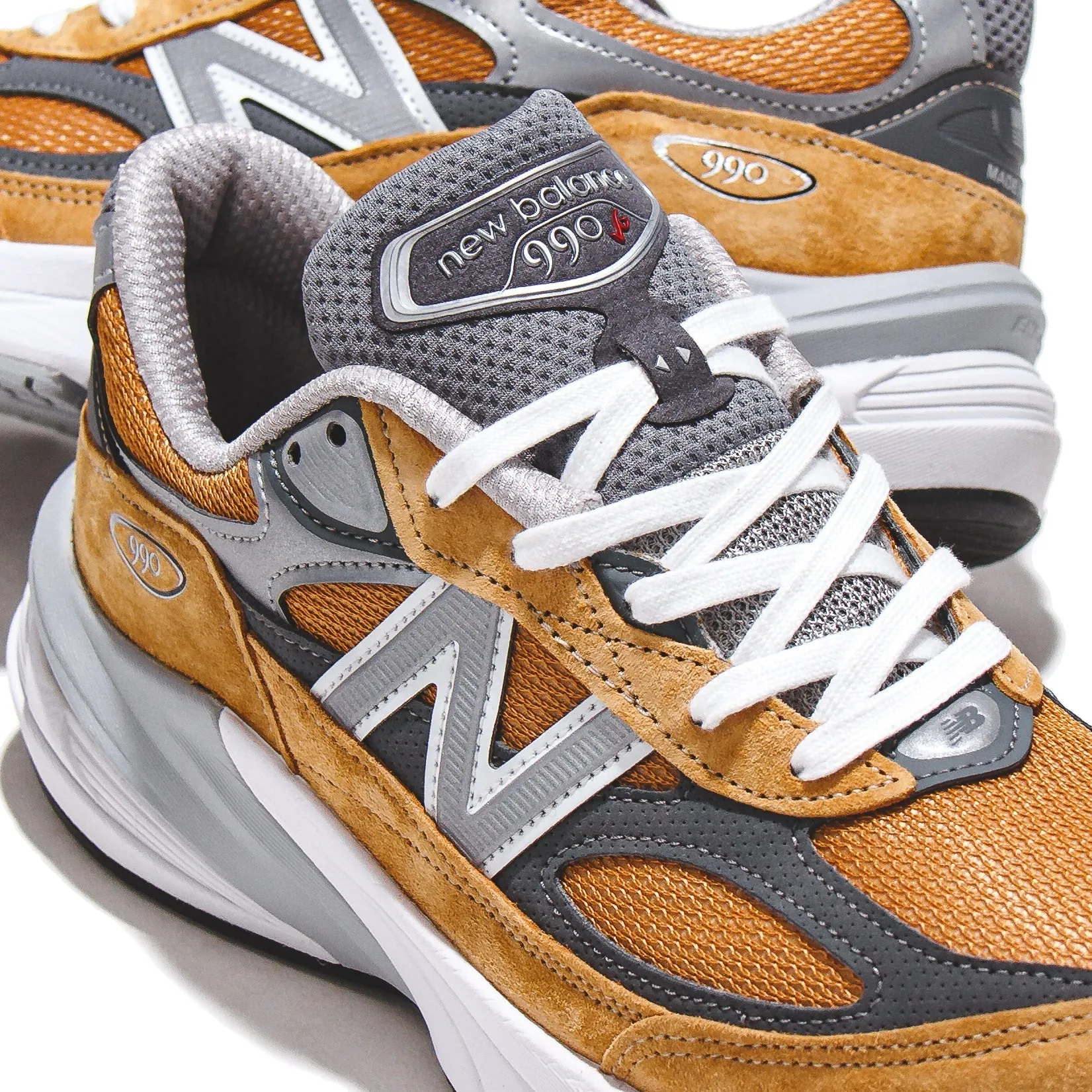 New Balance Unisex 990v6 Wheat Made In USA U990TN6 Love Glow Street Cool