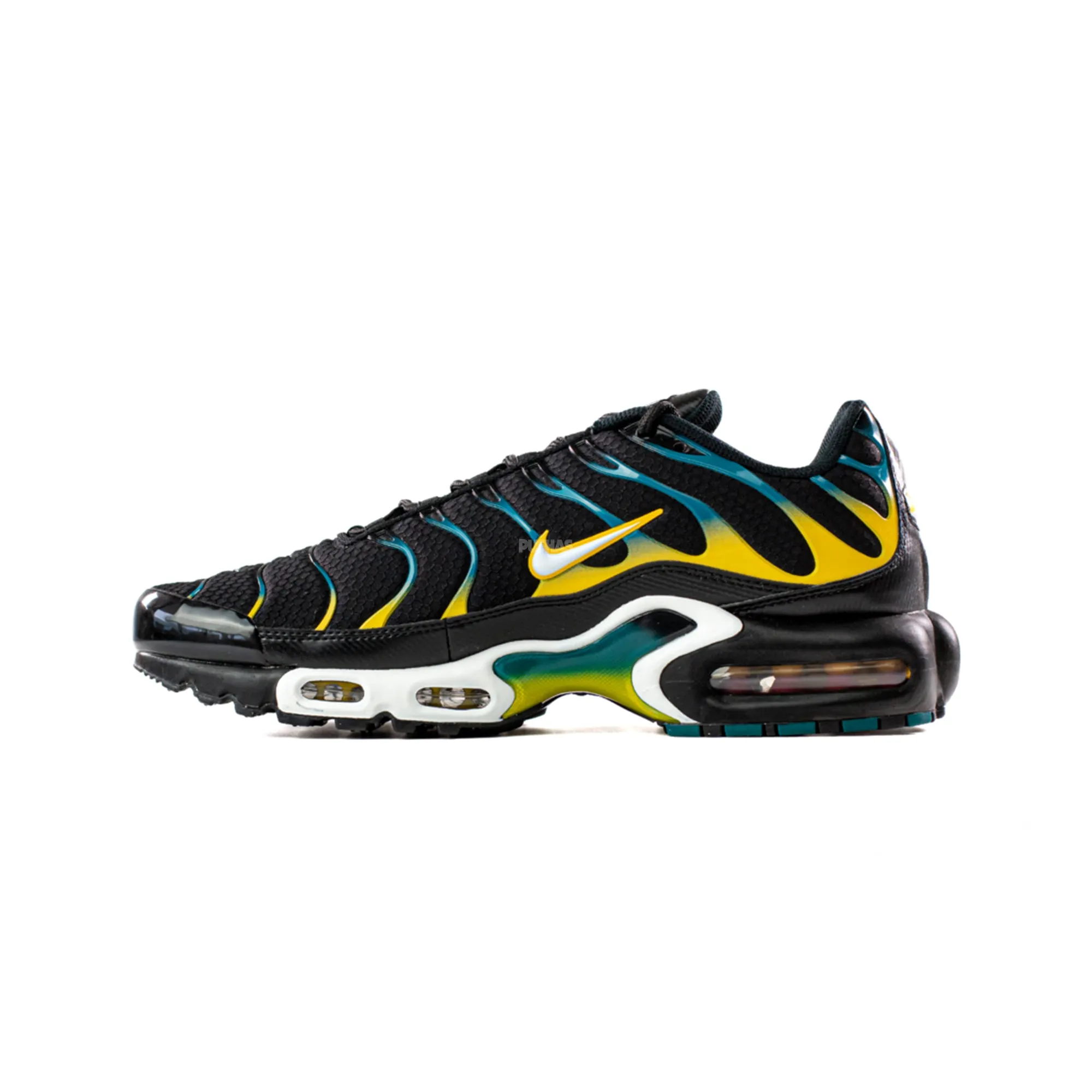 Quick Motion Nike Air Max Plus TN 'Black Teal Yellow' (2021)