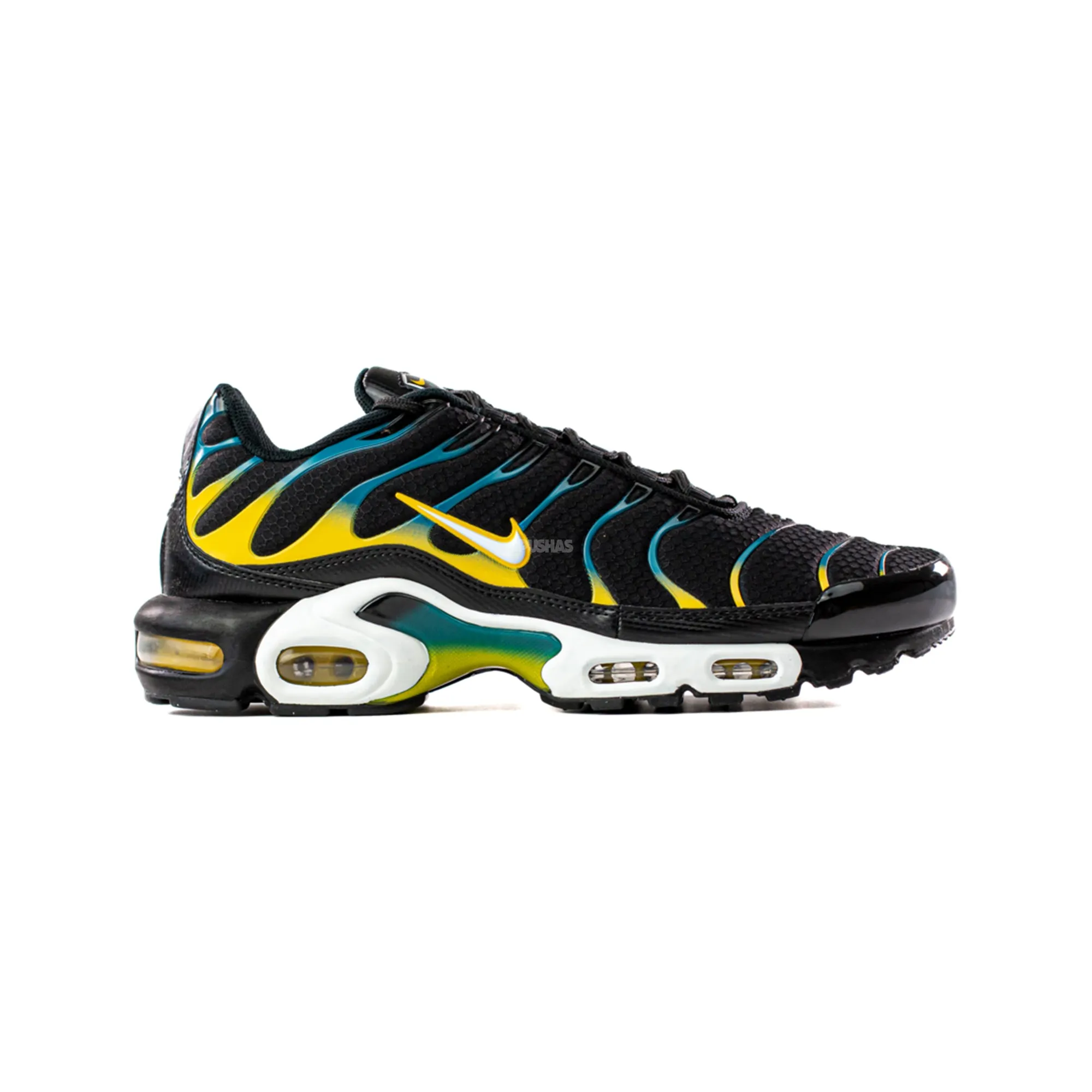 High Arch Short Trip Nike Air Max Plus TN 'Black Teal Yellow' (2021)
