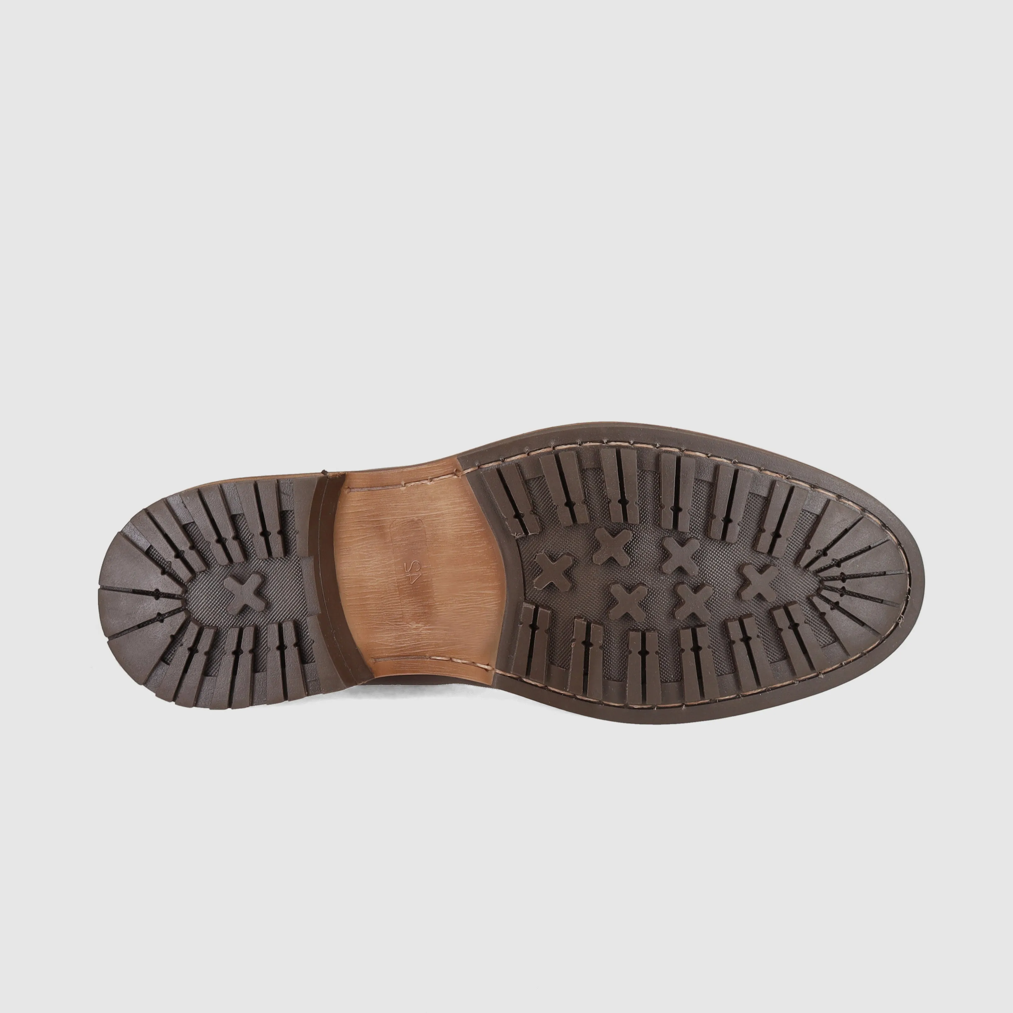 Bridge Chelsea Boots Dark Brown Steel Toe Lightweight Construction