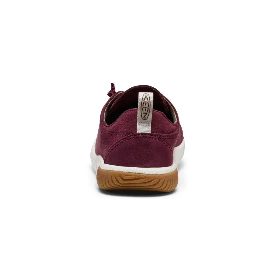 Preschoolers' fashion Big Kids' KNX Leather Sneaker  |  Fig/Star White