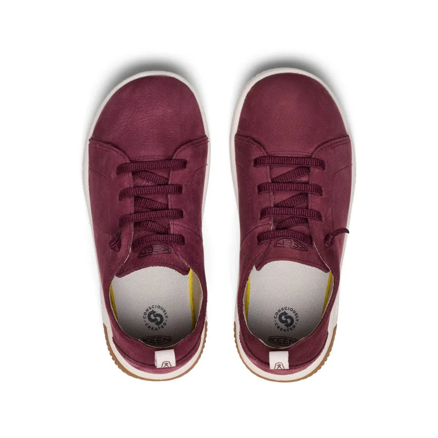 Kids' casual shoes Big Kids' KNX Leather Sneaker  |  Fig/Star White