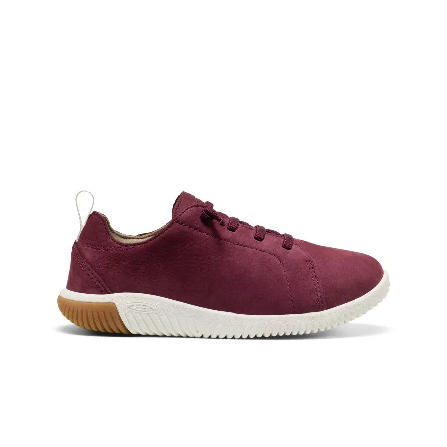 Spring kids' outfits Big Kids' KNX Leather Sneaker  |  Fig/Star White