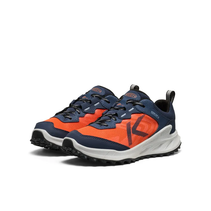 School kids' stuff Ergonomic Shape Big Kids' Zionic Waterproof Shoe  |  Naval Academy/Scarlet Ibis