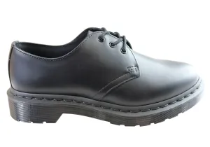 Trendy kids' styles Dr Martens 1461 Mono Black Smooth Lace Up Comfortable Unisex Shoes