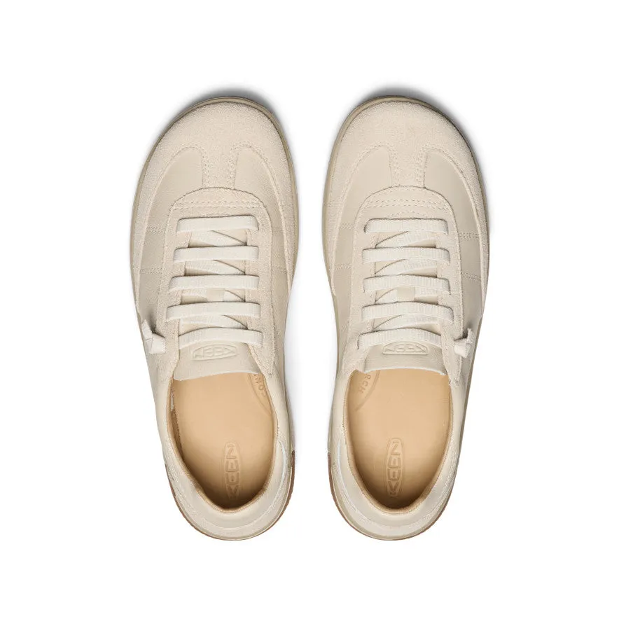 Sleek cushioning Luxurious Touch Men's KNX T-Toe Sneaker  |  Birch/Plaza Taupe