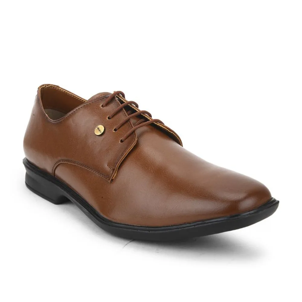 Comfortable Walking Team Lead Fortune Brown Formal Lace Up Derby Shoes For Men LUCIO-201 By Liberty