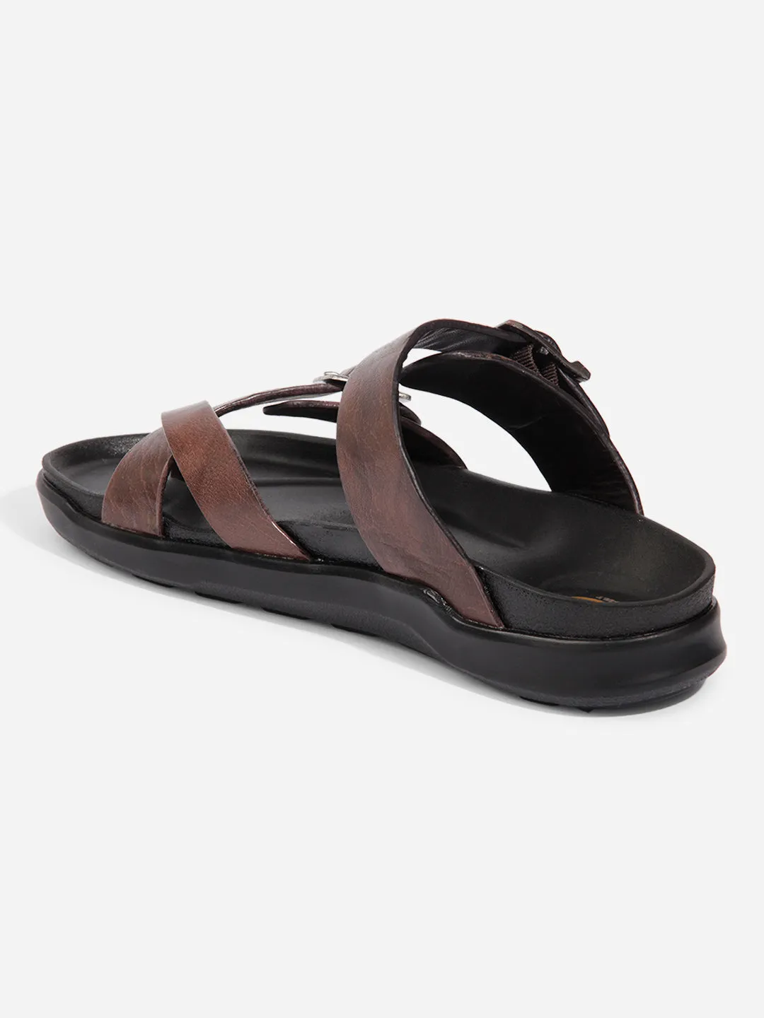 Boho Free easy move Men Brown Sandal / Slipper (ID4223)