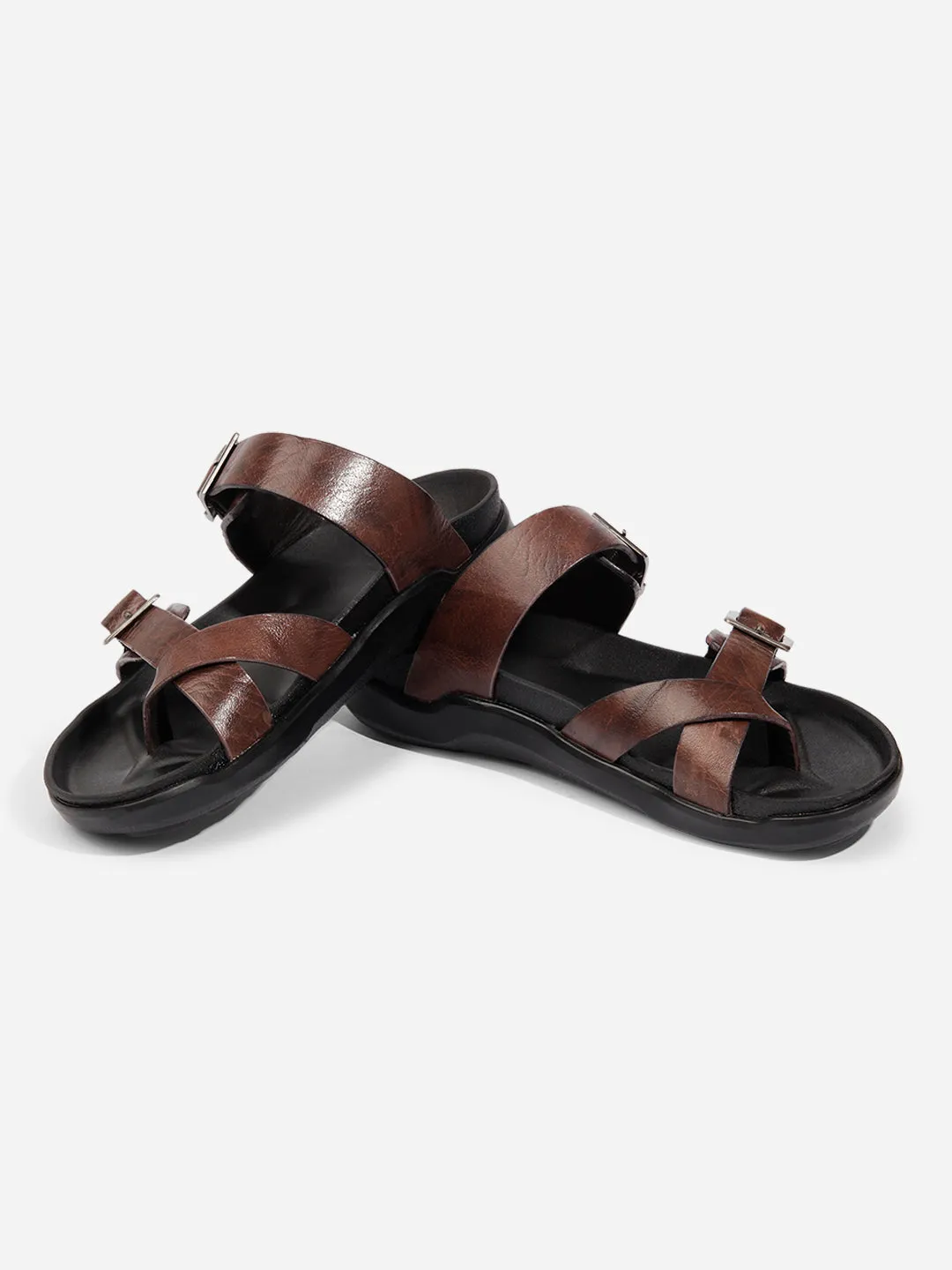 Angel Glow Clear Glow Men Brown Sandal / Slipper (ID4223)