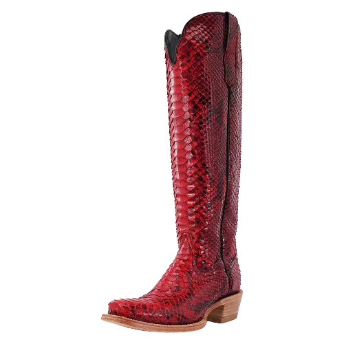 Low Maintenance R. Watson Red Python Ladies' Boot