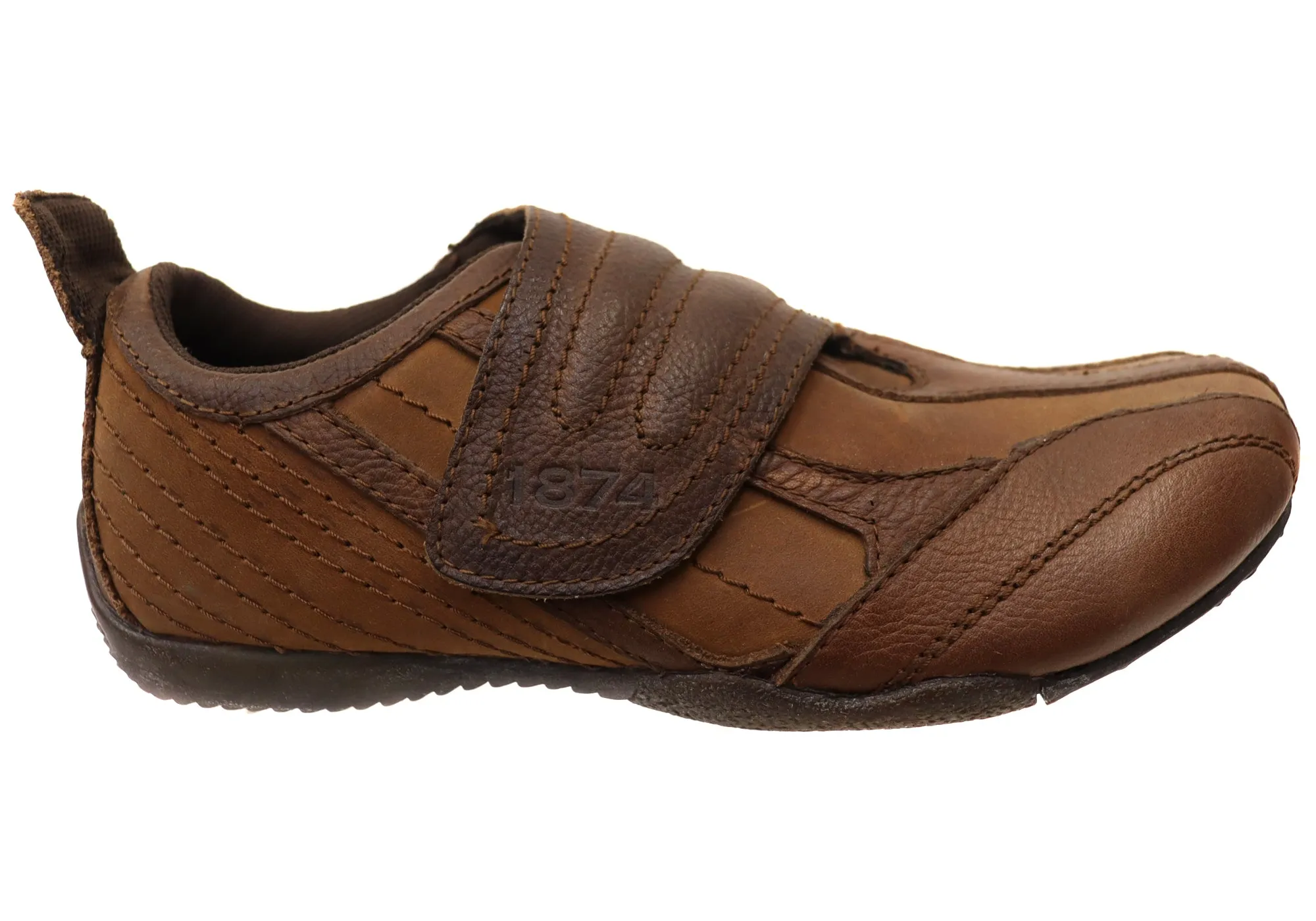 Street Proof Unisex Choice Slatters Zodiac Mens Leather Comfortable Shoes With Adjustable Strap