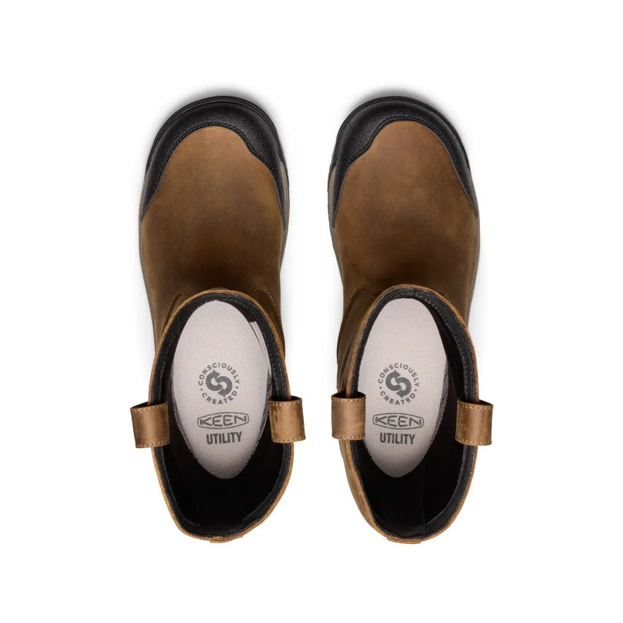 Men's Evanston Pull-On Waterproof Boot (Soft Toe)  |  Bison/Black Energy Boost