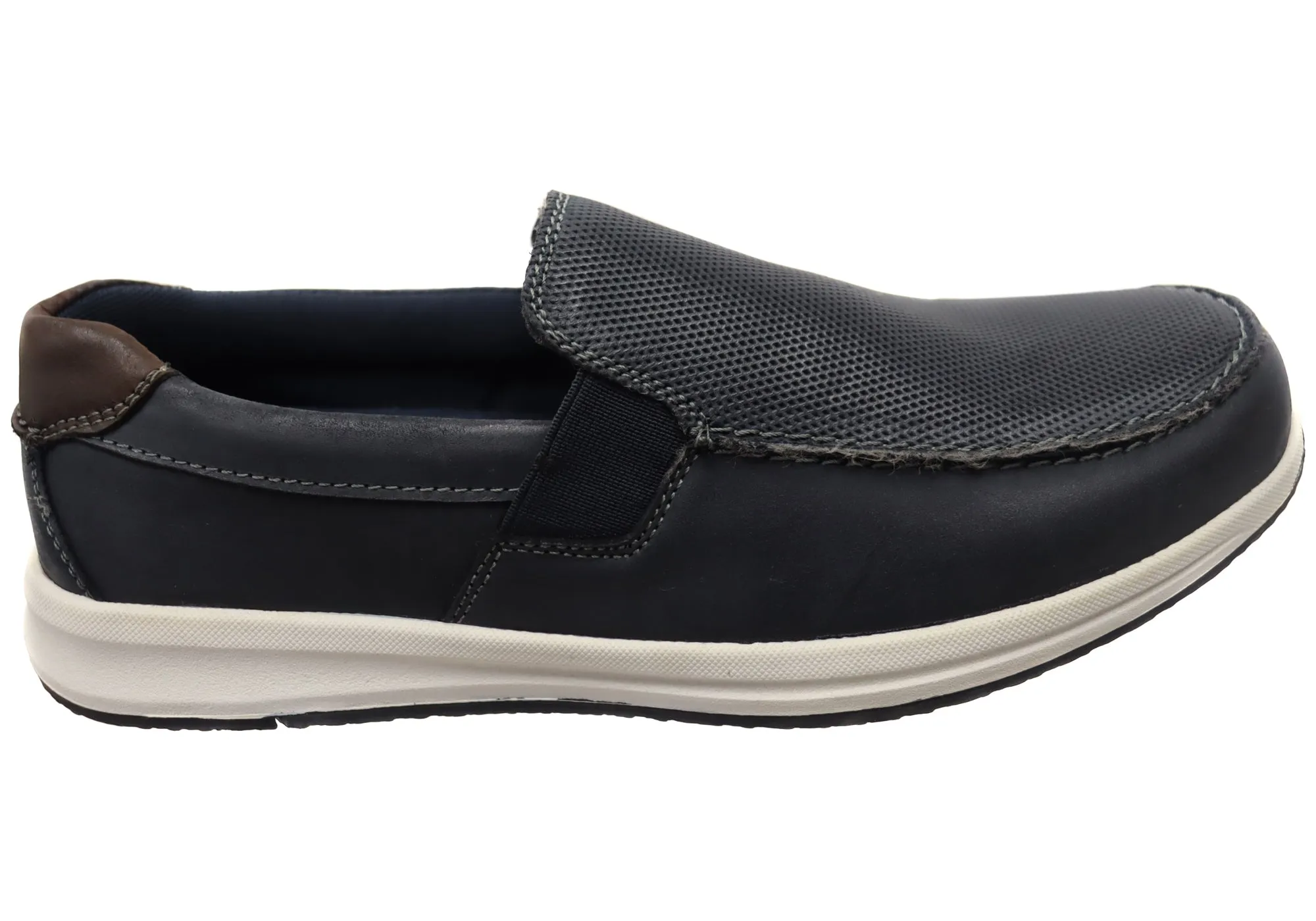 Natural Comfort Declan Mens Leather Loafers Casual Shoes Unisex Comfort Casual Outfit