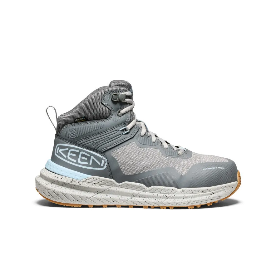 Women's Synchro Waterproof Work Boot (Carbon Toe)  |  Steel Grey/Gum Effortless Sandal Fit Firm