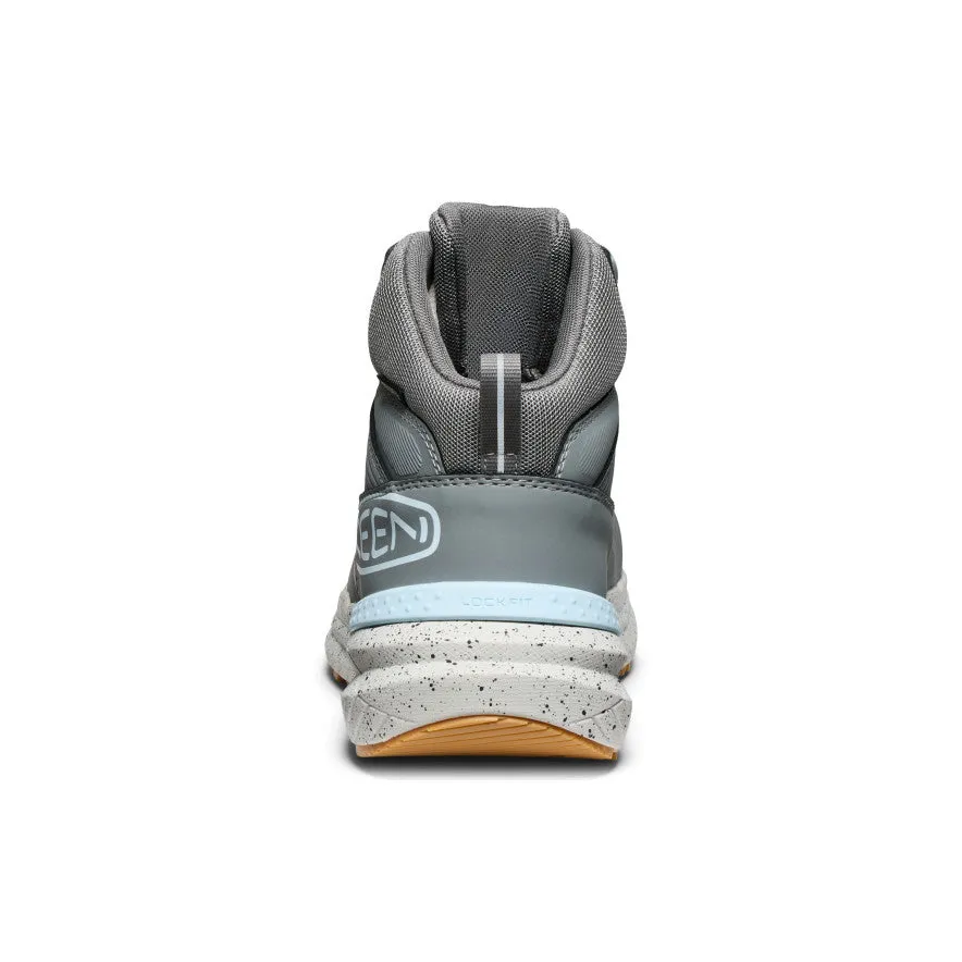 Comfortable Sockliner Women's Synchro Waterproof Work Boot (Carbon Toe)  |  Steel Grey/Gum