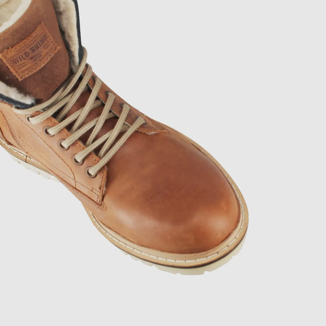 Comfortable Wilder Lace Up Boots Tan