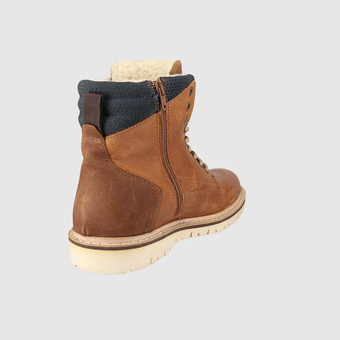 Feather Light Cold Climate Abrasion resistant Wilder Lace Up Boots Tan