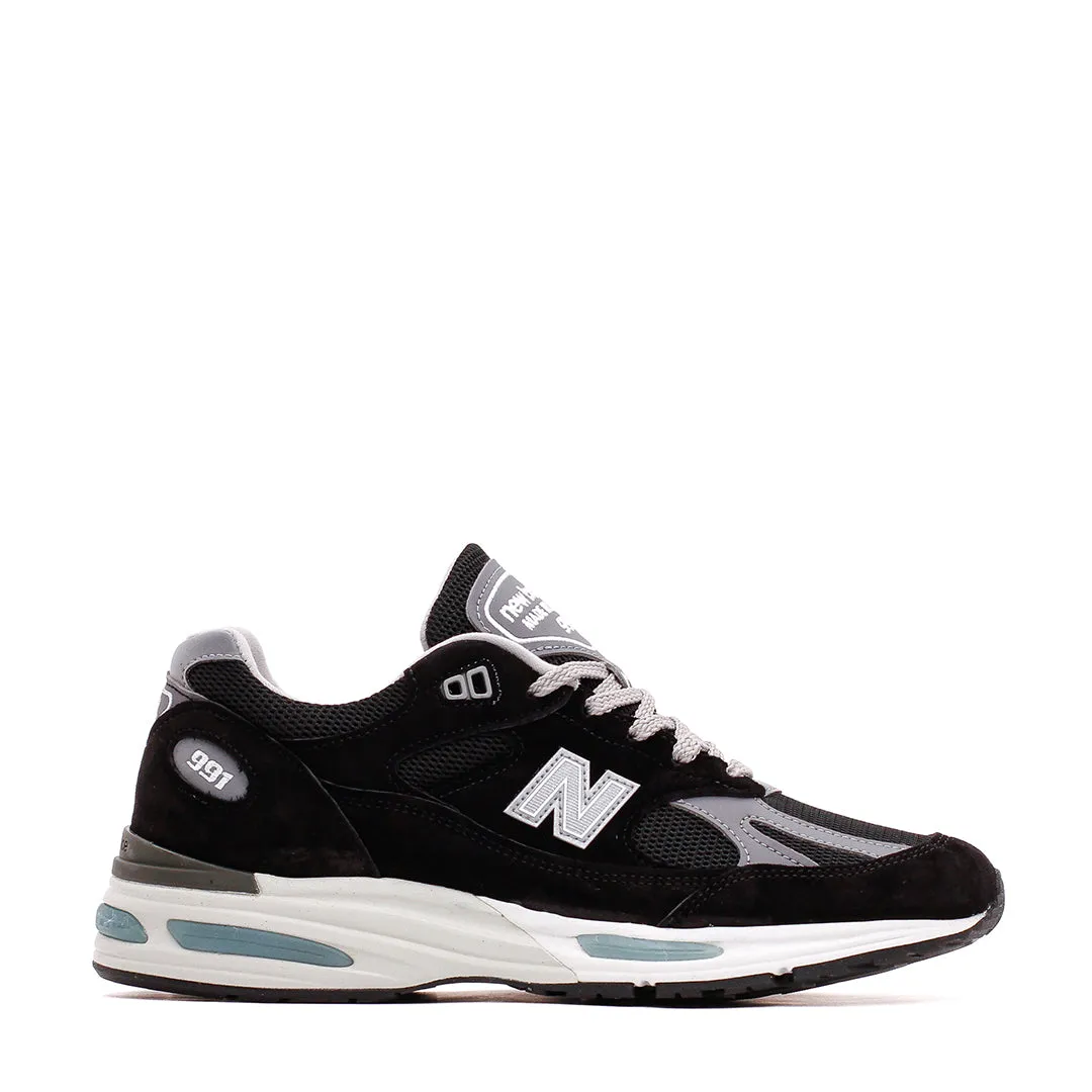 New Balance Unisex 991v2 Black Made In UK U991BK2 waterproof
