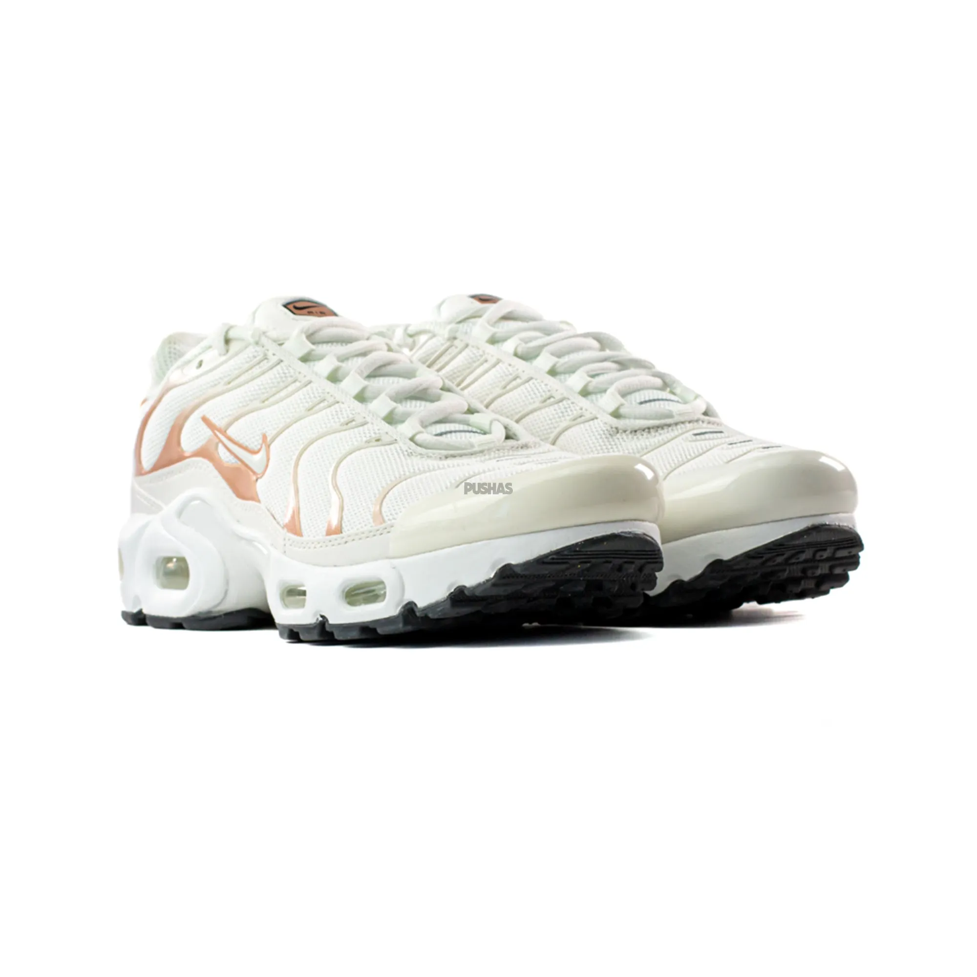 Anti Odor Urban Stroll Rapid pace Nike Air Max Plus TN 'White Metallic Red Bronze' GS (2021)