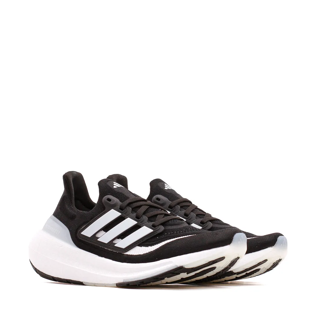 Lace Up Leather Adidas Running Women Ultraboost Light Black HQ6345