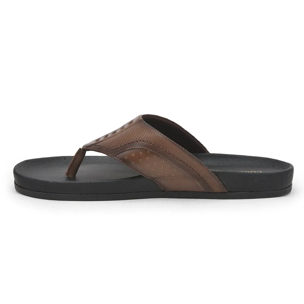 Coolers By Liberty Bin Slippers For Men Tan FAST-2 Modern Feel