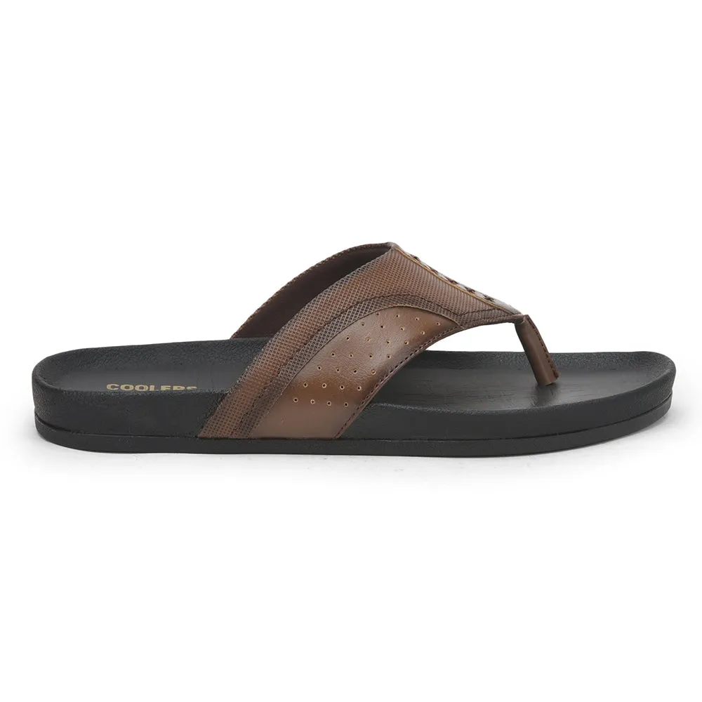 Coolers By Liberty Bin Slippers For Men Tan FAST-2 Supportive Core Office Workers New In