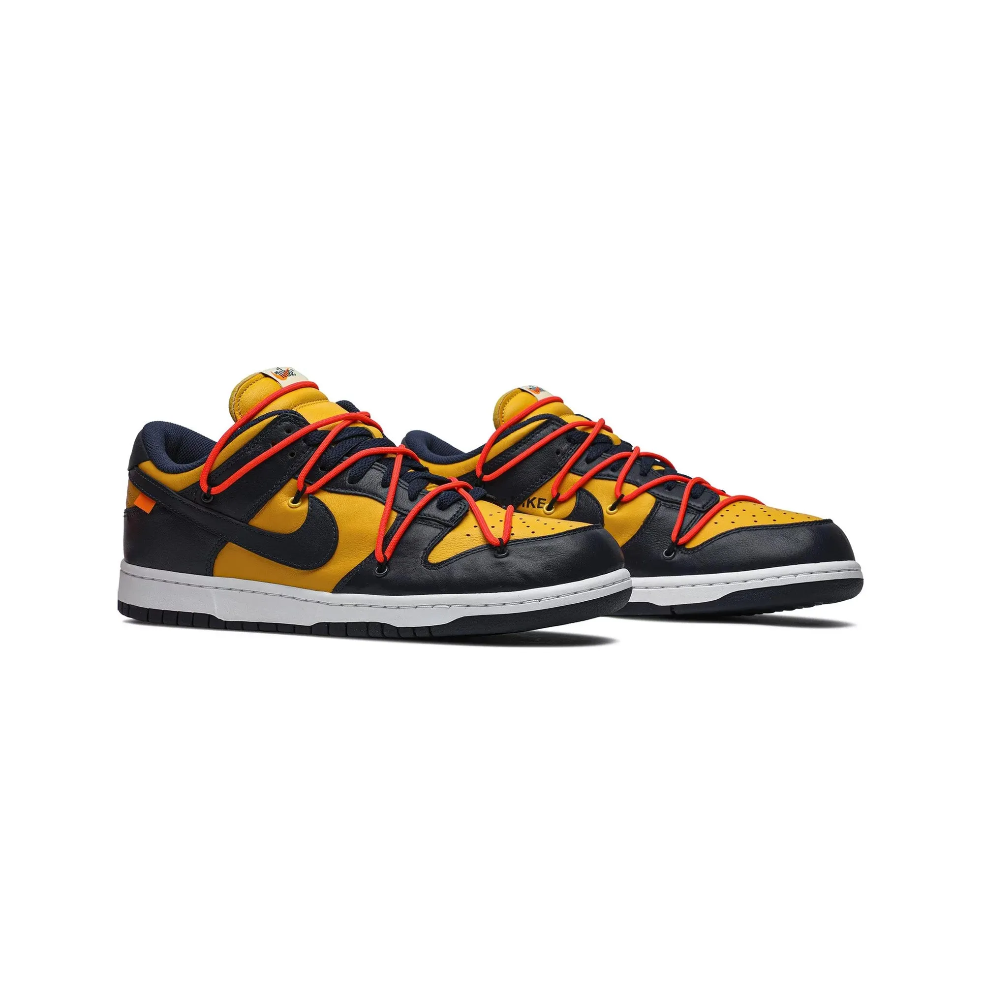 Dunk Low x Off-White - University Gold Midnight Navy (New) Durable Build Hiking Trails