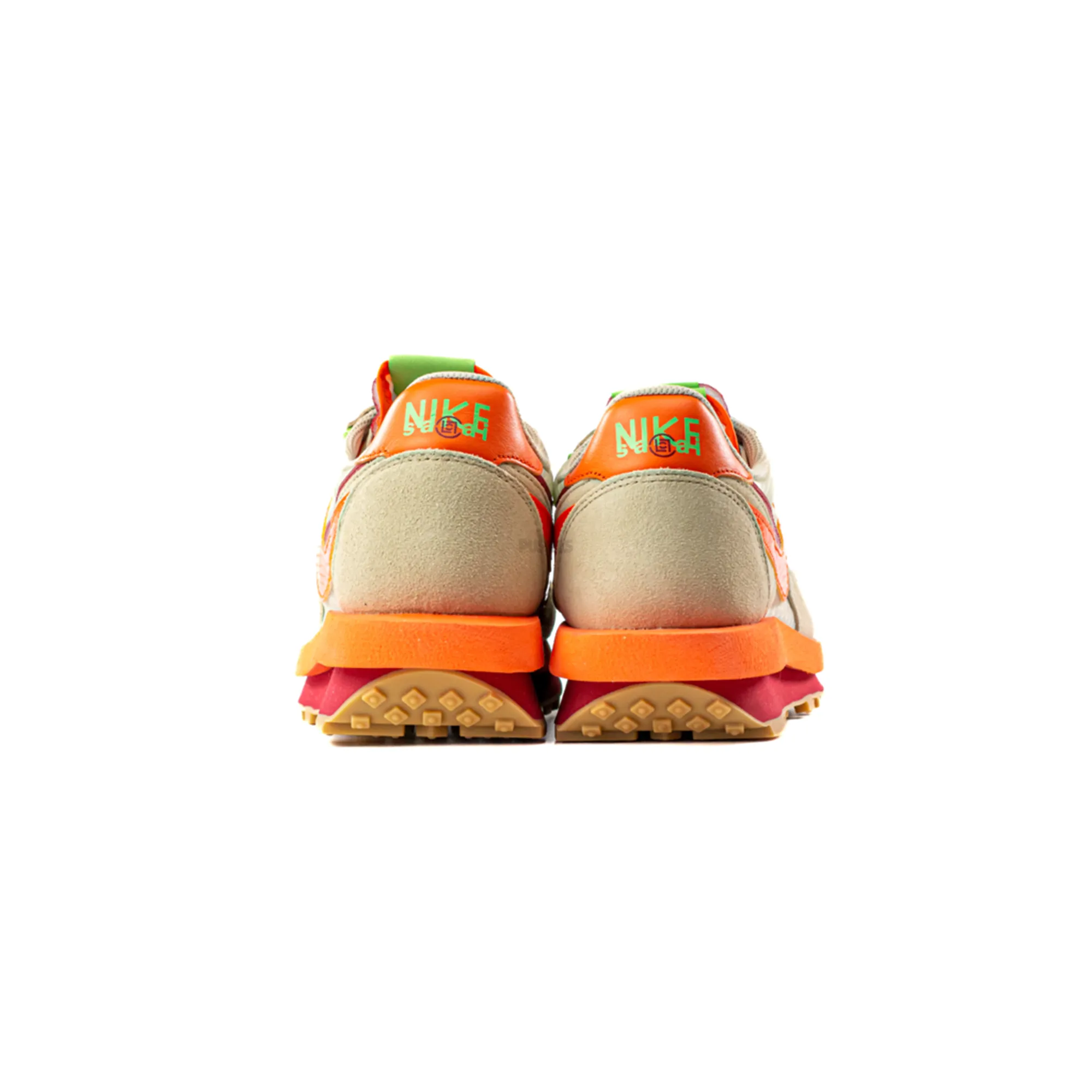 Injury Safe Nike LD Waffle x CLOT x Sacai 'Net Orange Blaze' (2021)