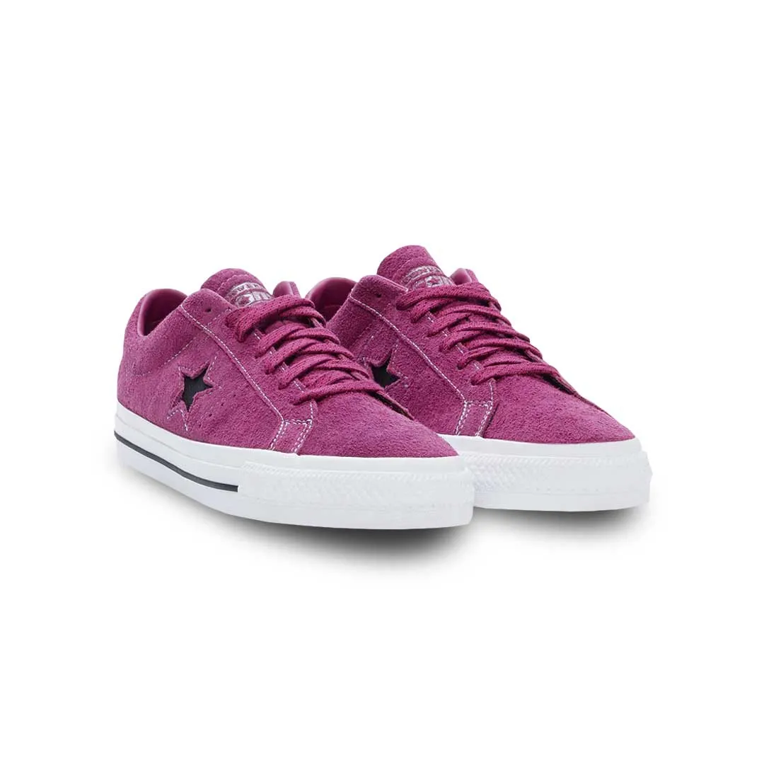 Mesh Upper Lace Tie Converse - Unisex One Star Pro Suede Shoes (A05325C)