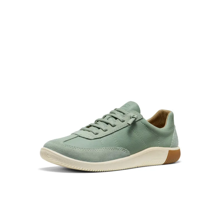 Shock   Absorbing Comfortable Padding Women's KNX T-Toe Sneaker  |  Iceberg Green/Birch