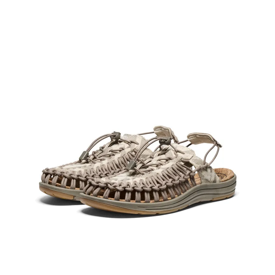All Gender UNEEK II Convertible Canvas Sneaker  |  Brindle/Natural Sneaker Design Off-Road Ready