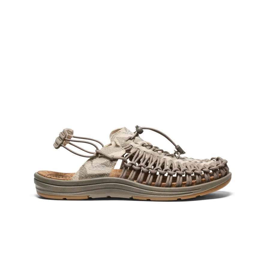 slim fit Comfortable Construction All Gender UNEEK II Convertible Canvas Sneaker  |  Brindle/Natural