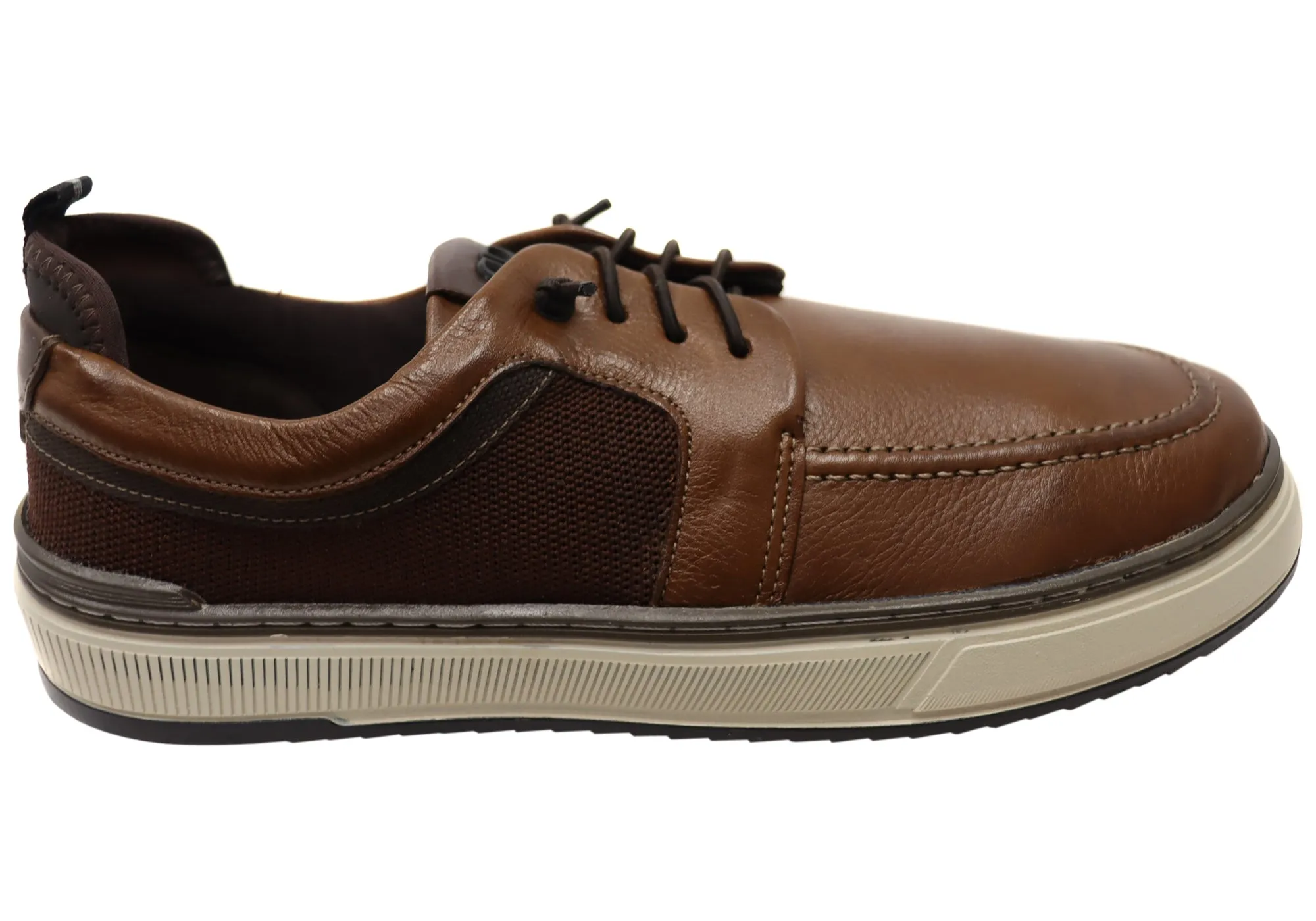 Democrata Drake Mens Comfortable Leather Casual Shoes Made In Brazil Warm Feet