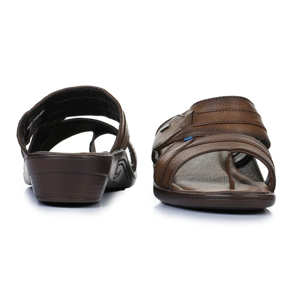 Arch Support Standing Workers Coolers Casual (Brown) Slippers For Men 7153-601N By Liberty