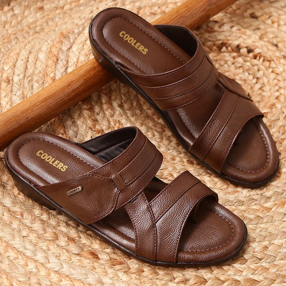 Main Walk Charity Ball Coolers Casual (Brown) Slippers For Men 7153-601N By Liberty