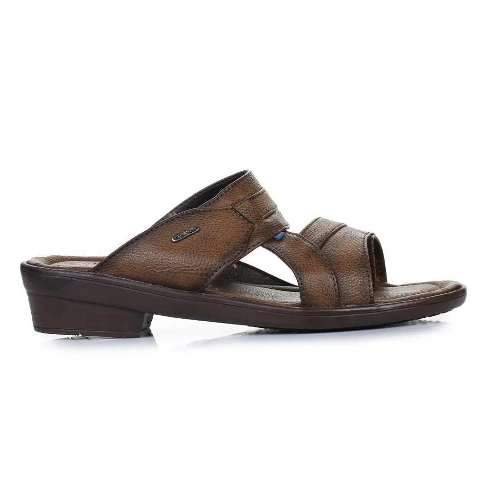 Coolers Casual (Brown) Slippers For Men 7153-601N By Liberty Everyday Style Stand Shade