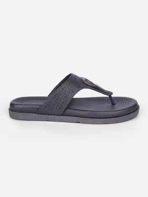 Women's Grey Thong Sandals (IU6015) Easy Beach Footwear
