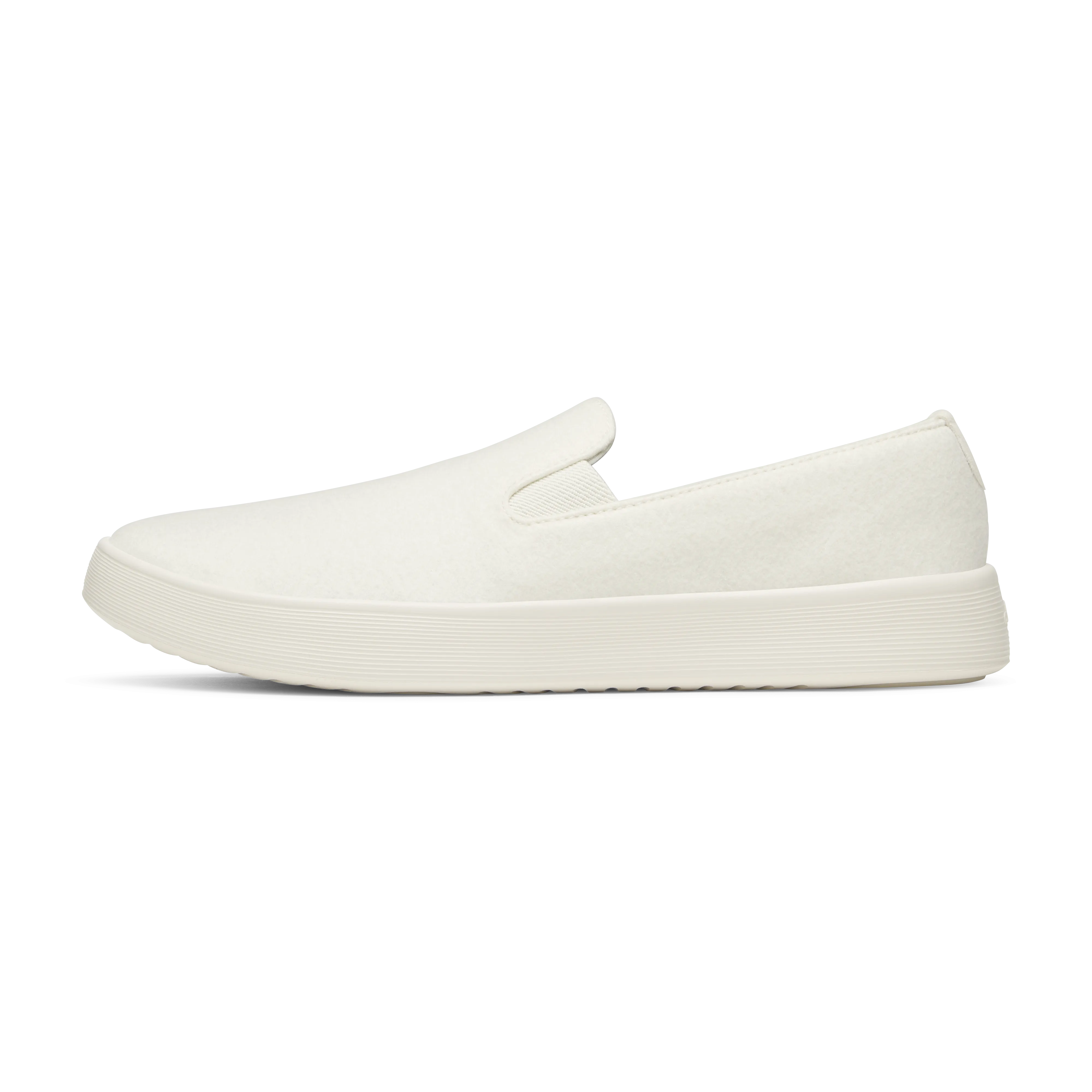 Stylish and Comfortable Soft Footwear Women's Wool Cruiser Slip On - Natural White (Natural White Sole)