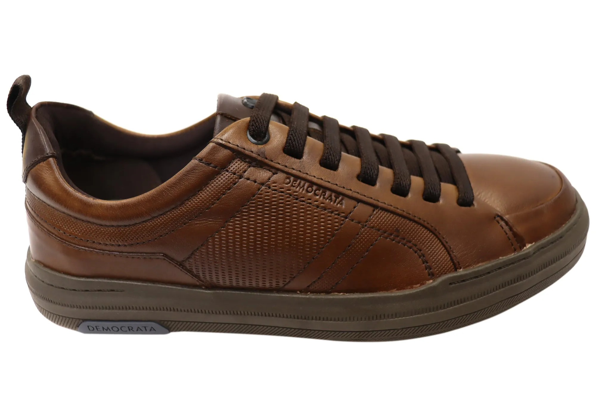 Steady Steps Democrata Winton Mens Comfortable Leather Casual Shoes Made In Brazil