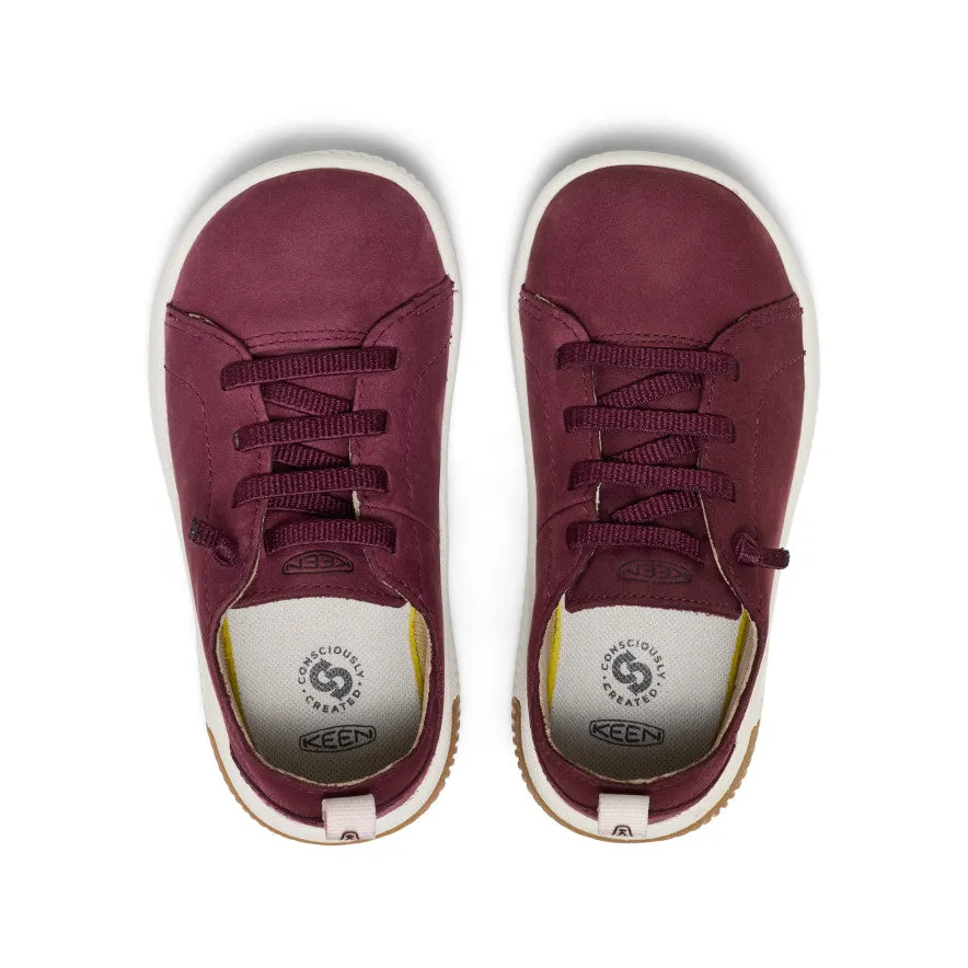 Semi - formal kids' shoes Little Kids' KNX Leather Sneaker  |  Fig/Star White