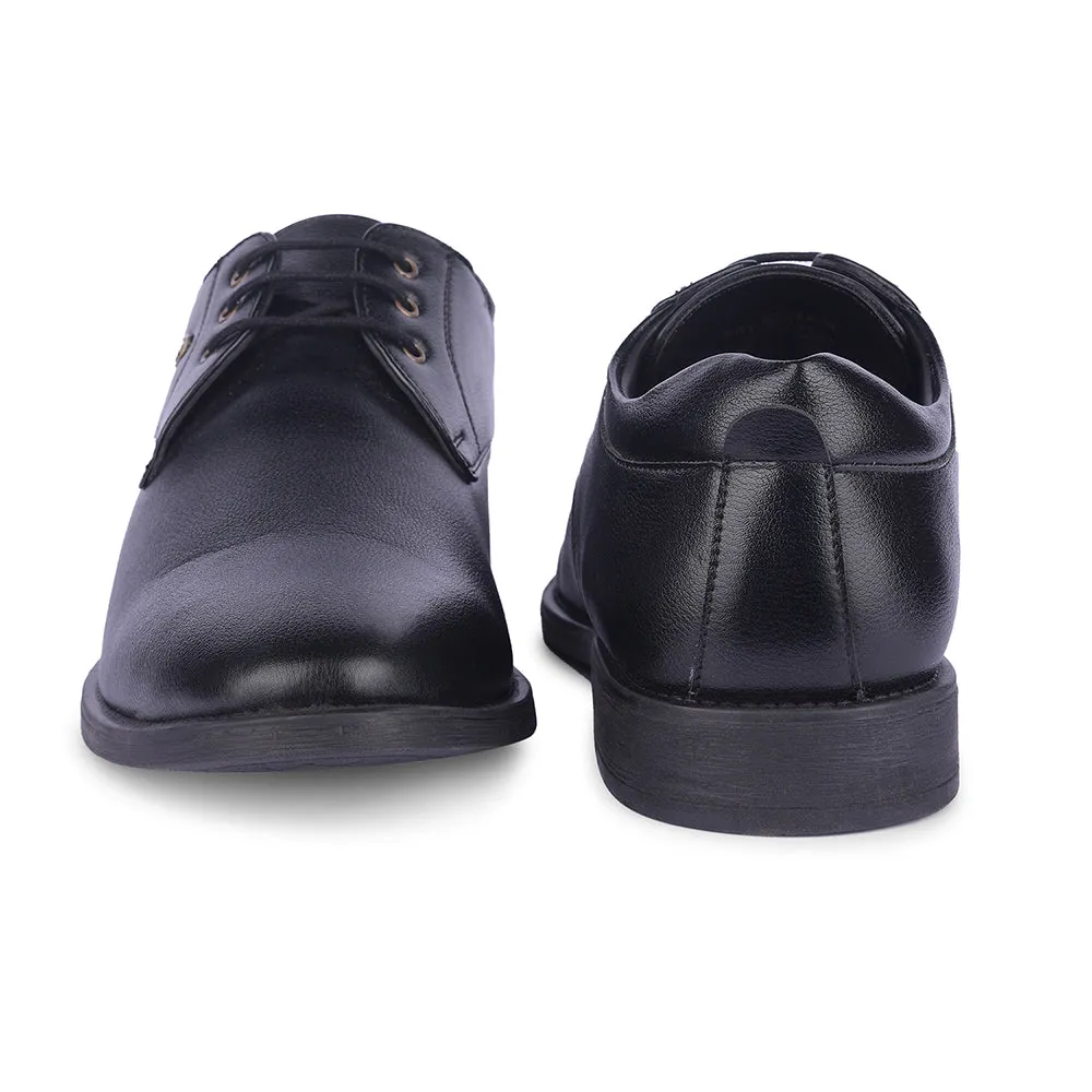 Healers By Liberty Mens SAGAR-16 Black Formal Lacing Shoes Day To Icon Edge